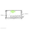 KAGER 31-3607 Radiator, engine cooling
